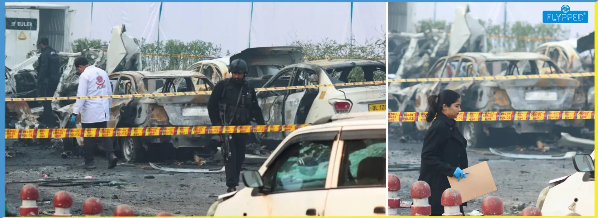 Delhi Blast: लाल किले के पास I20 Car में जबरदस्त Explosion, कई मौतें Terror Angle की जांच शुरू!