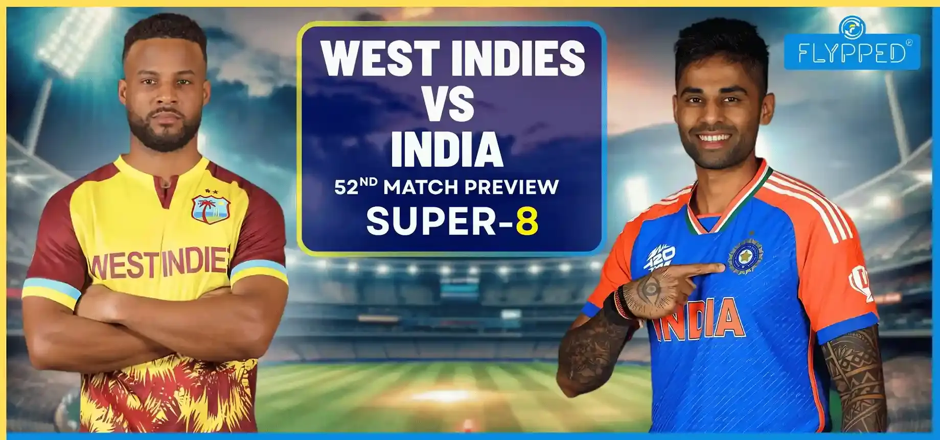 IND vs WI Super-8 Match Preview: क्या वेस्टइंडीज का सपना तोड़ पाएगी सूर्या की सेना?