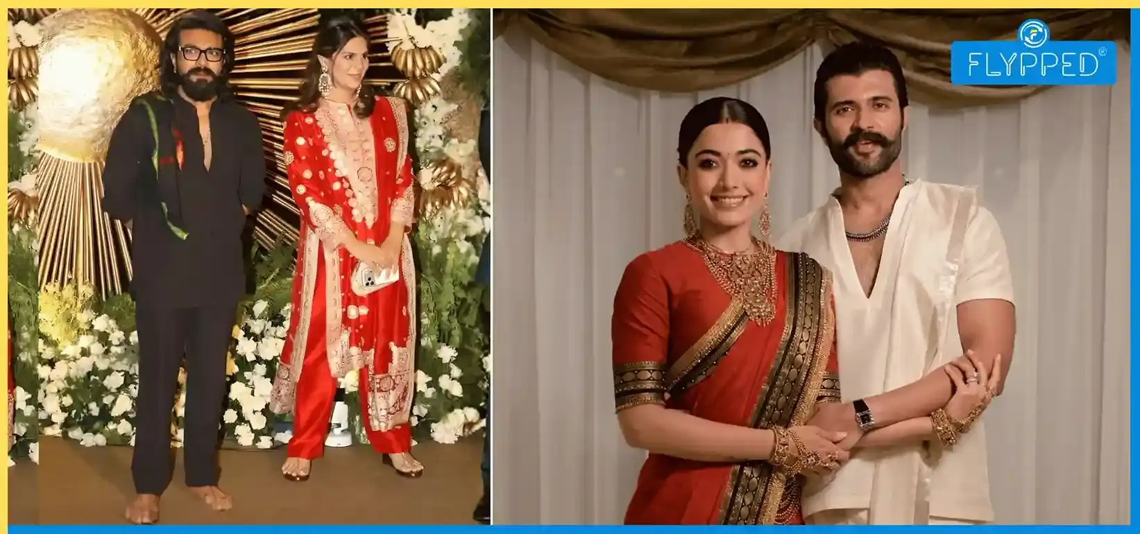 रश्मिका-विजय के रिसेप्शन में नंगे पैर क्यों पहुंचे अभिनेता राम चरण? 