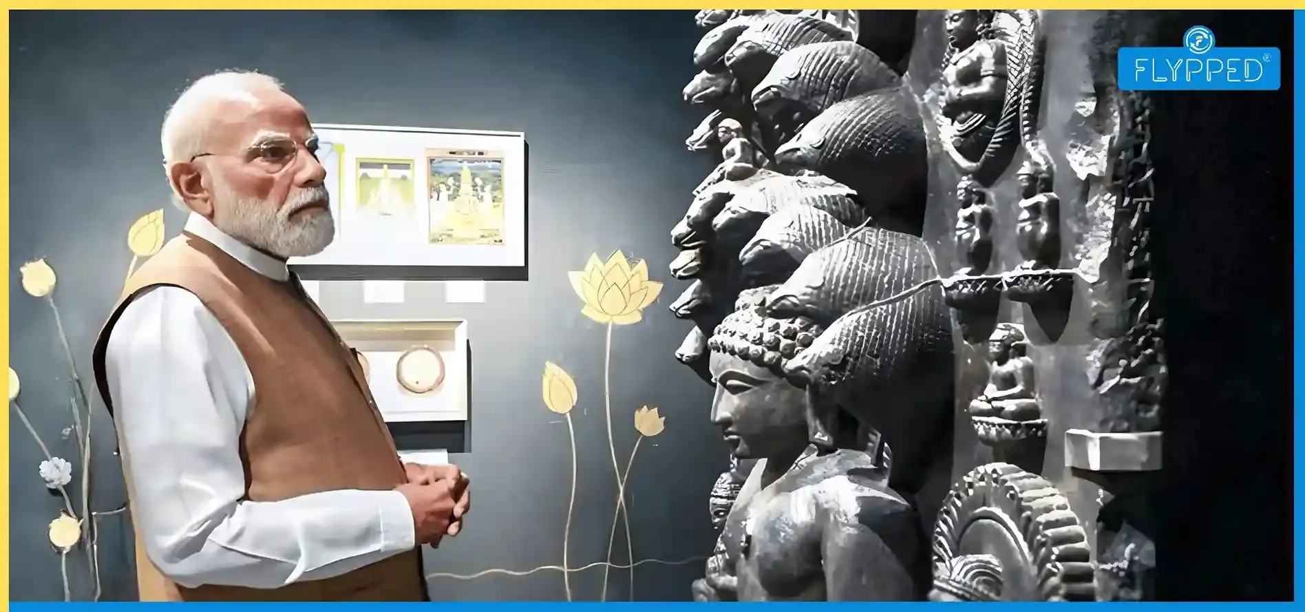 गुजरात दौरे पर पीएम मोदी, किया सम्राट सम्प्रति संग्रहालय का उद्घाटन 