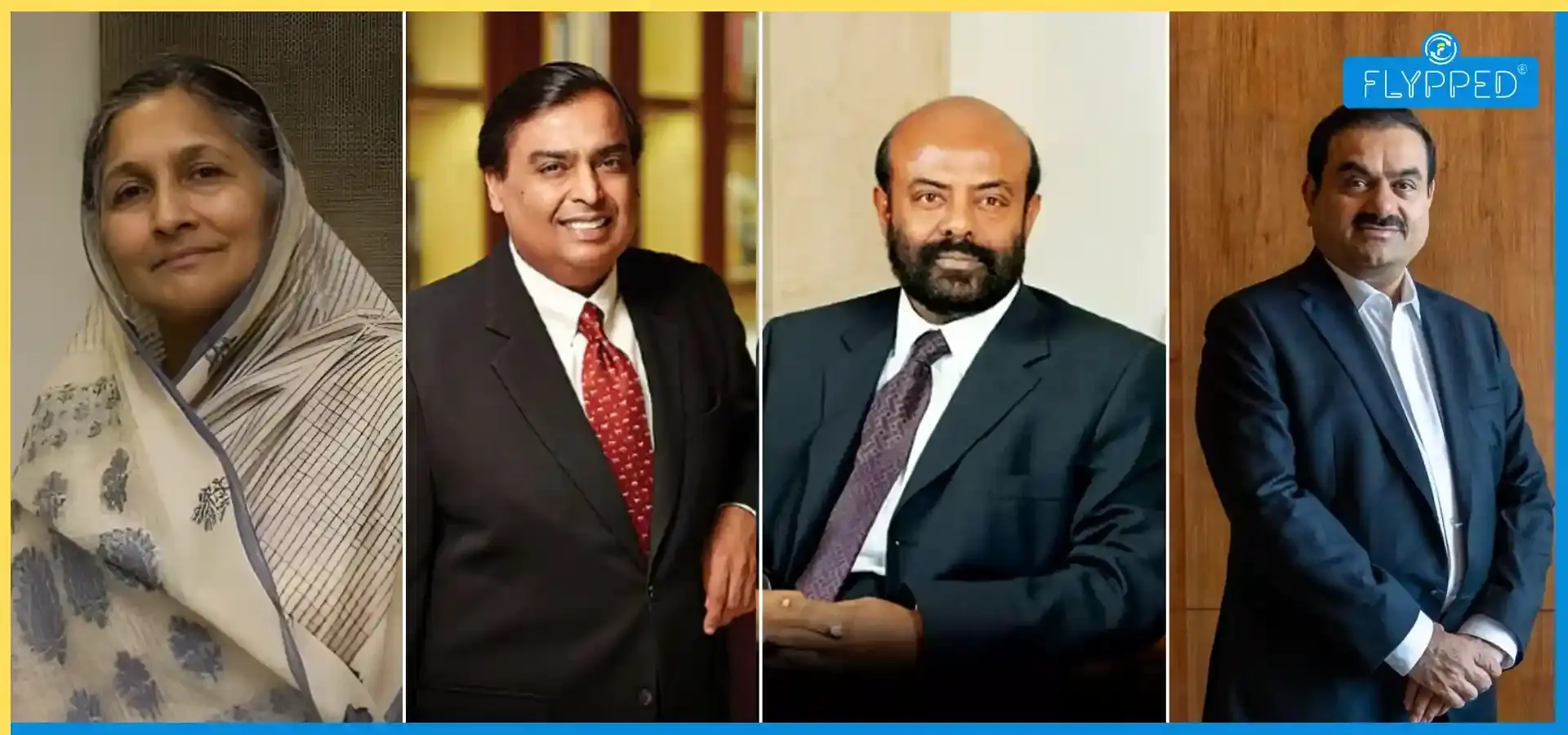 Top Richest People in India: भारत के सबसे अमीर लोगों की लिस्ट