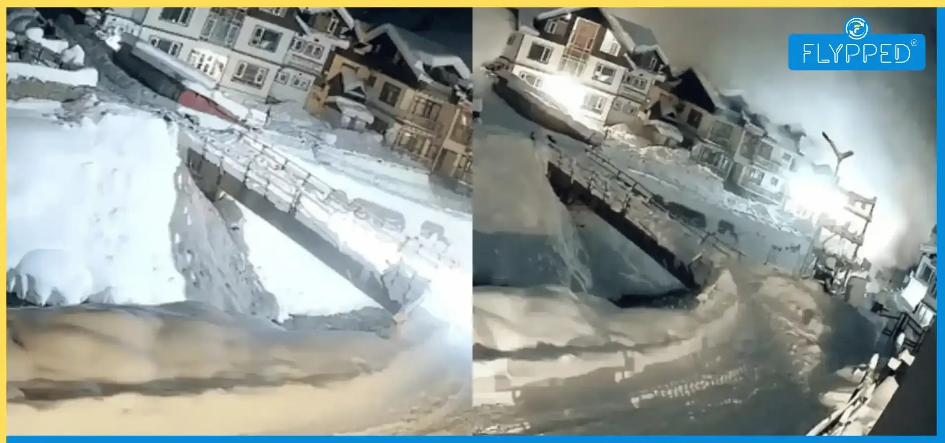 जम्मू कश्मीर के सोनमर्ग में भीषण हिमस्खलन, बड़ा हादसा टला 