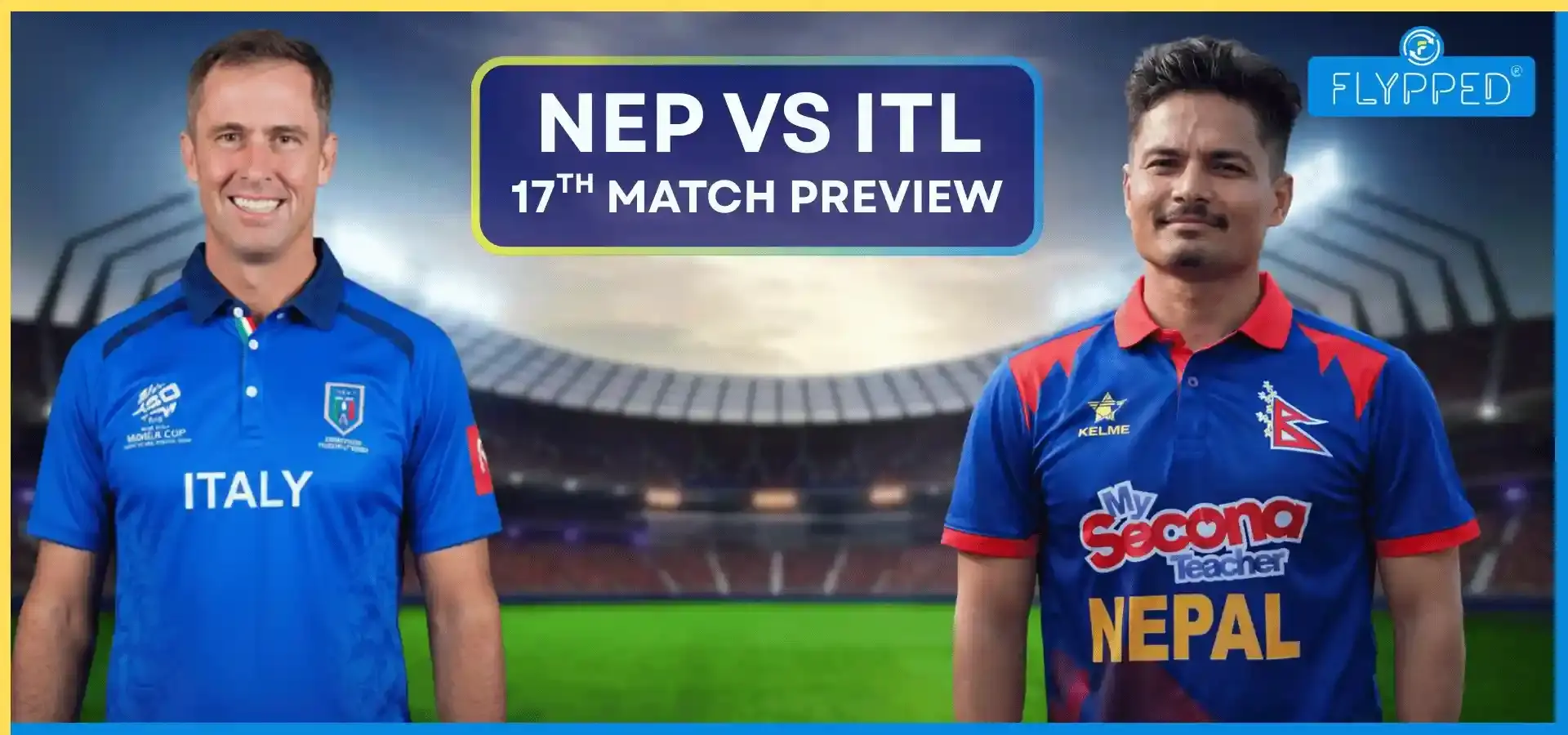 NEP vs ITL Match Preview : वानखेड़े में नेपाल की 'साख' और इटली का 'डेब्यू' जोश!