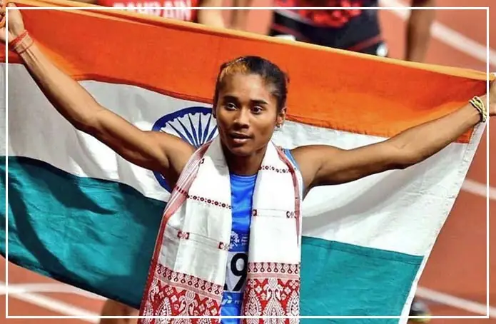 5वां गोल्ड जीतते ही गोल्डन गर्ल हिमा दास पर हुई पैसों की बारिश