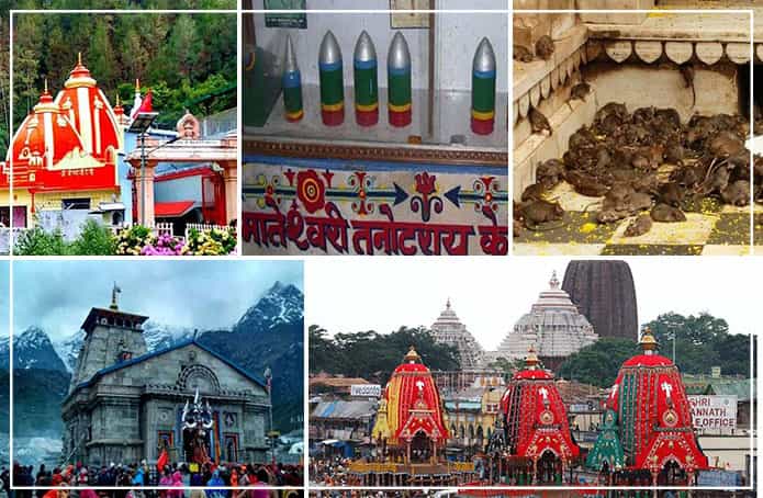 five miraculous temples in india